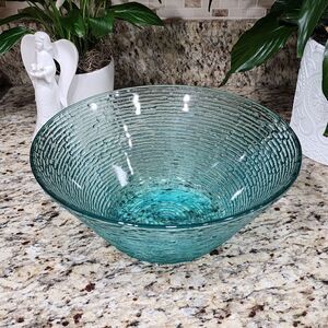 Auroa Soreno Tree Bark Serving Bowl by Anchor Hocking C 1960's